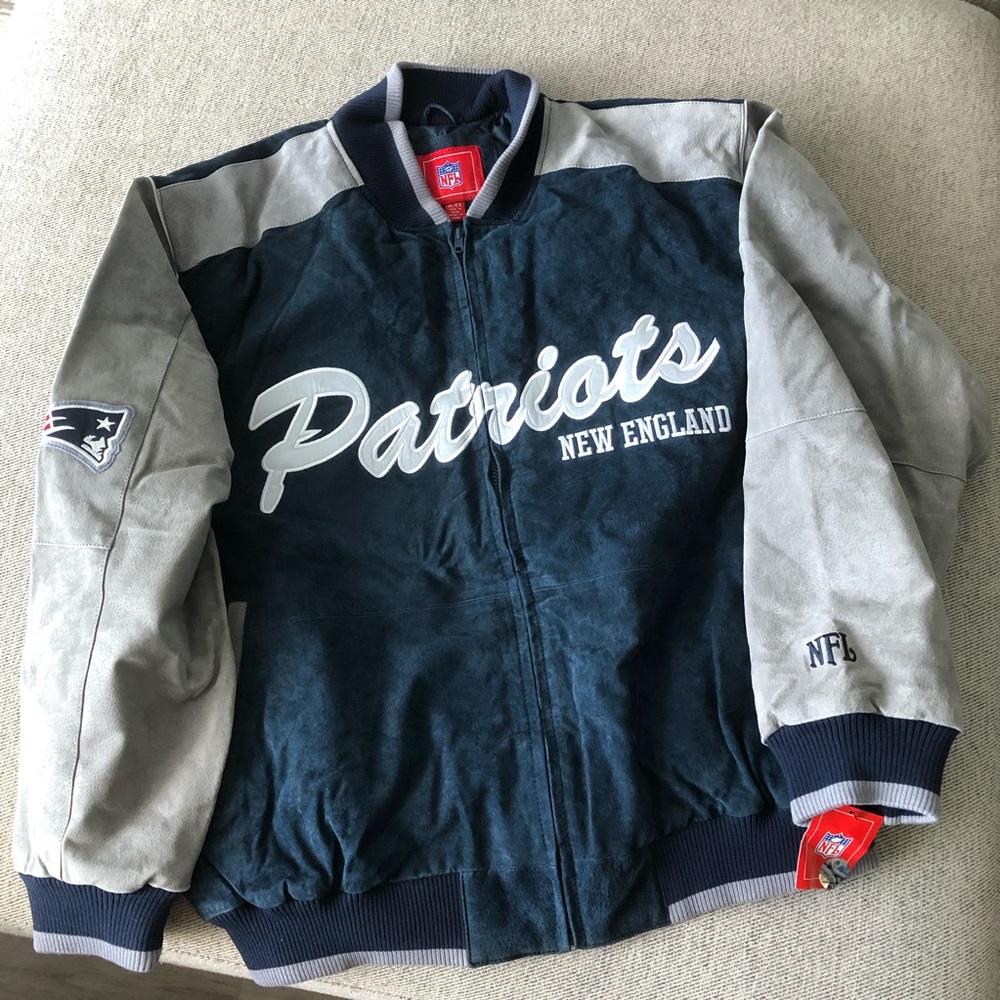 New England Patriots NFL Suede Jacket *NWT*